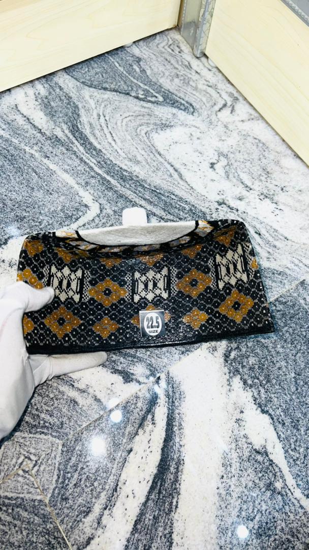 Bonnet africain haoussa FuyoDati noir et doré
